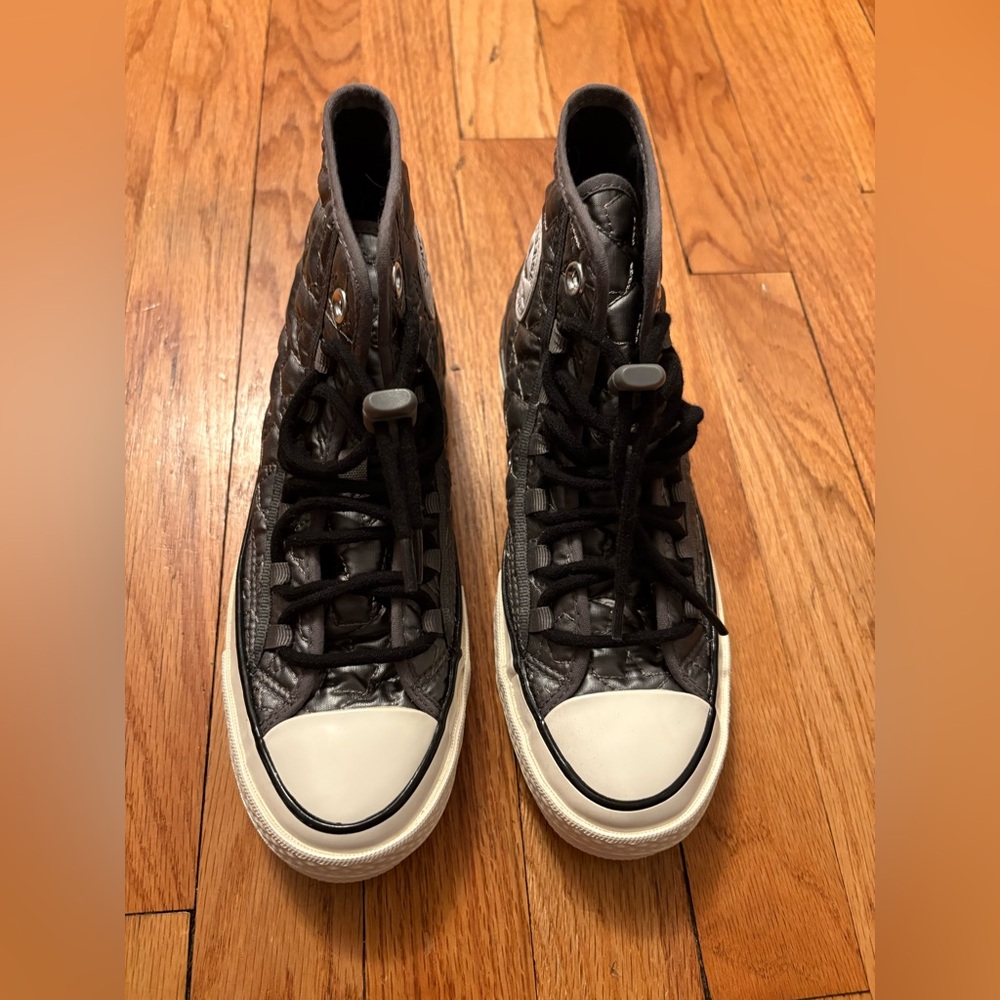 Converse Black and White High-Top Sneakers